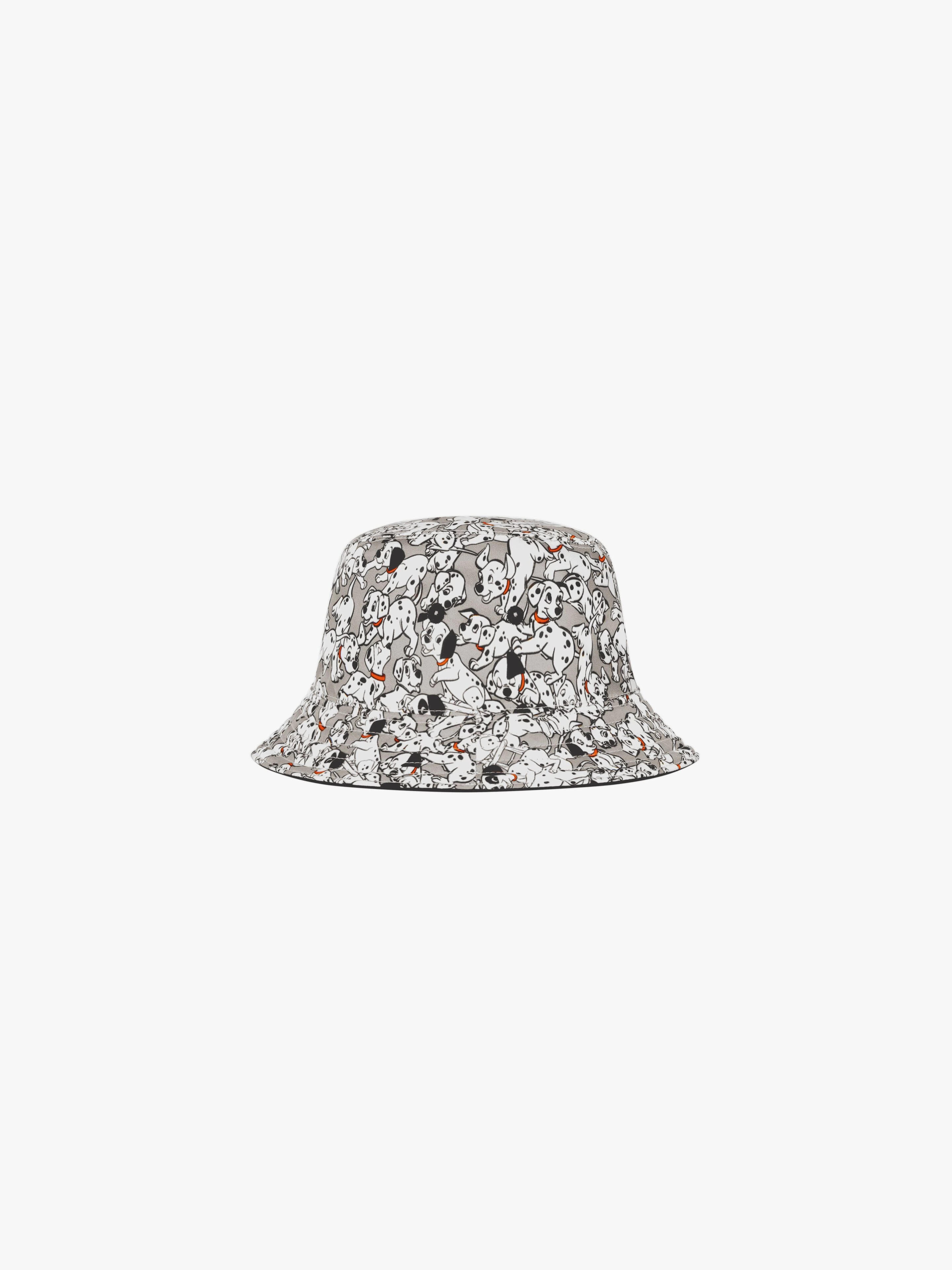 GIVENCHY 101 DALMATIANS REVERSIBLE BUCKET HAT IN PRINTED NYLON - 4