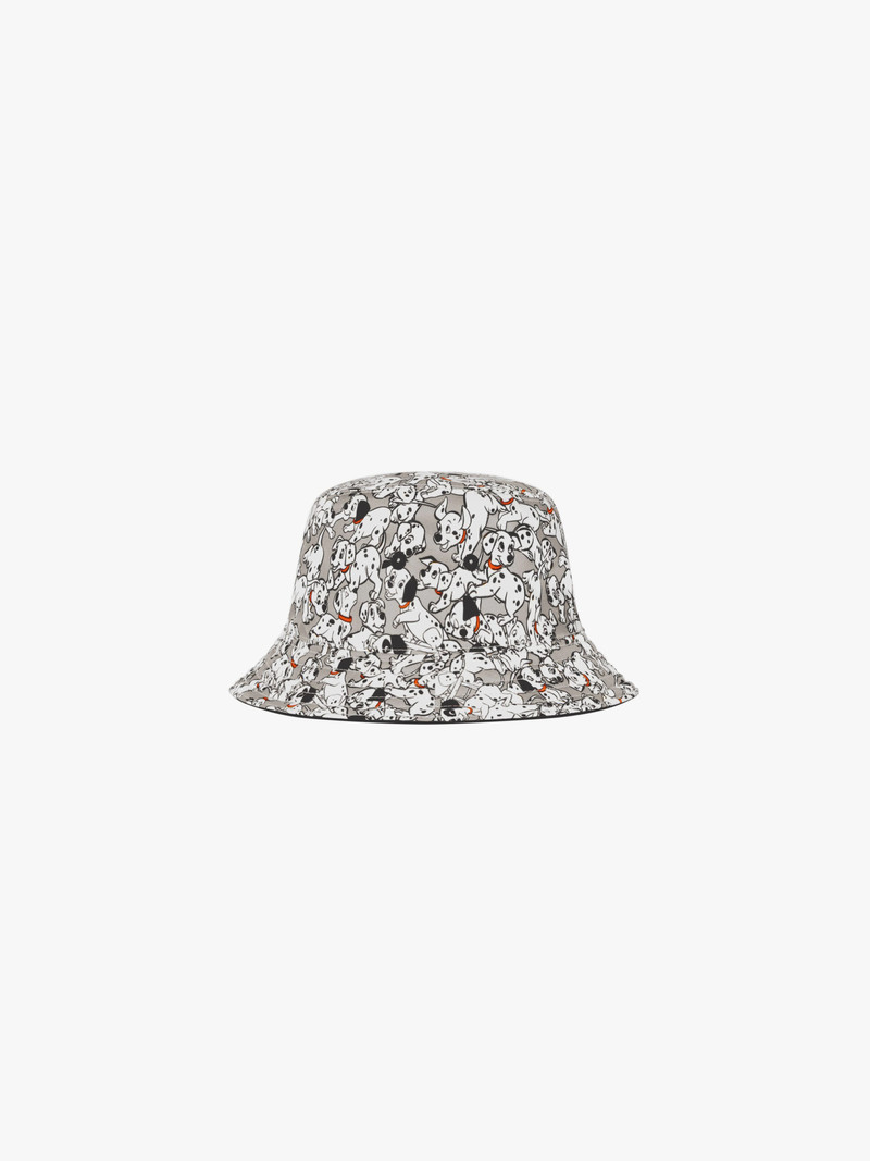 GIVENCHY 101 DALMATIANS REVERSIBLE BUCKET HAT IN PRINTED NYLON 4