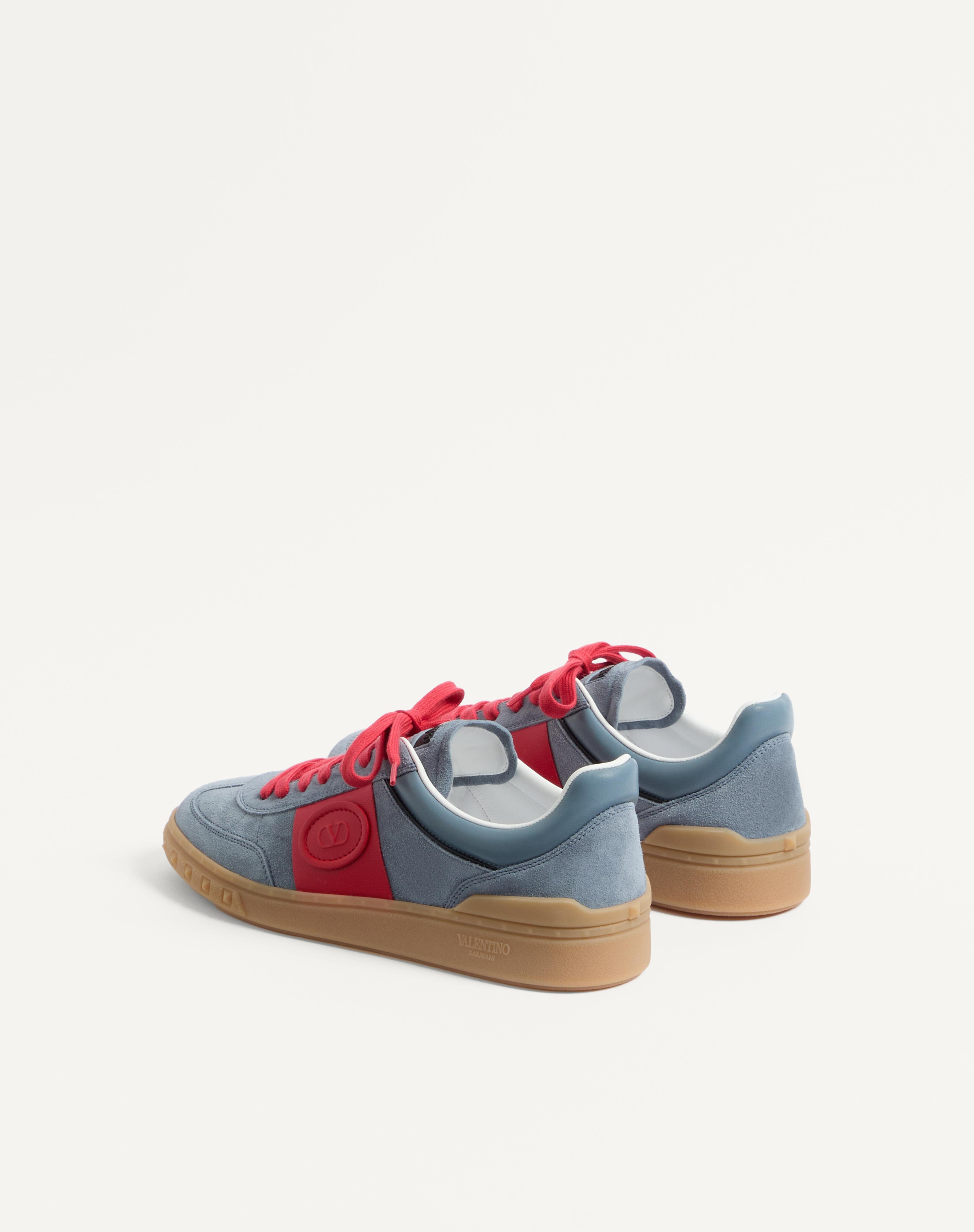 UPVILLAGE LOW TOP SNEAKER IN SPLIT LEATHER AND CALFSKIN NAPPA LEATHER - 7