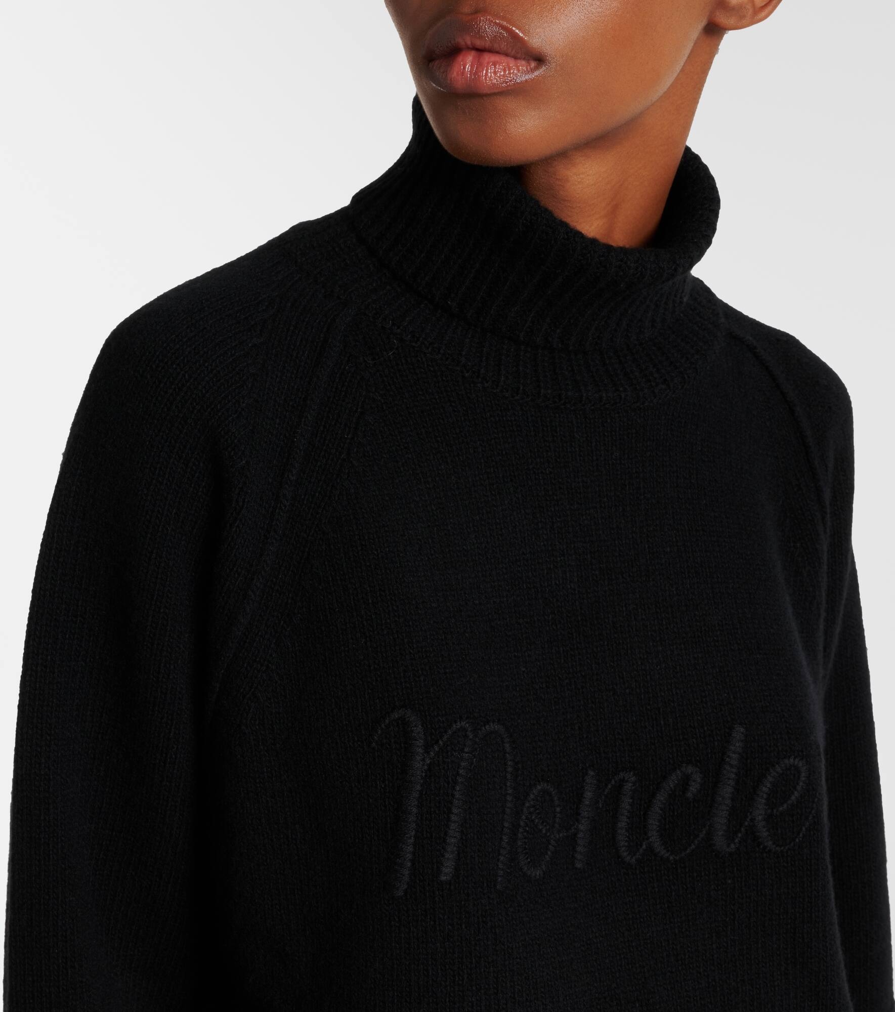 Wool and cashmere turtleneck sweater - 4