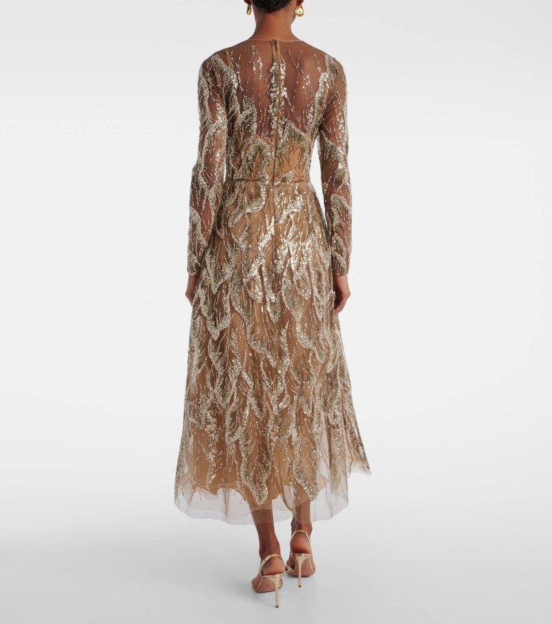 Embroidered cocktail dress 3