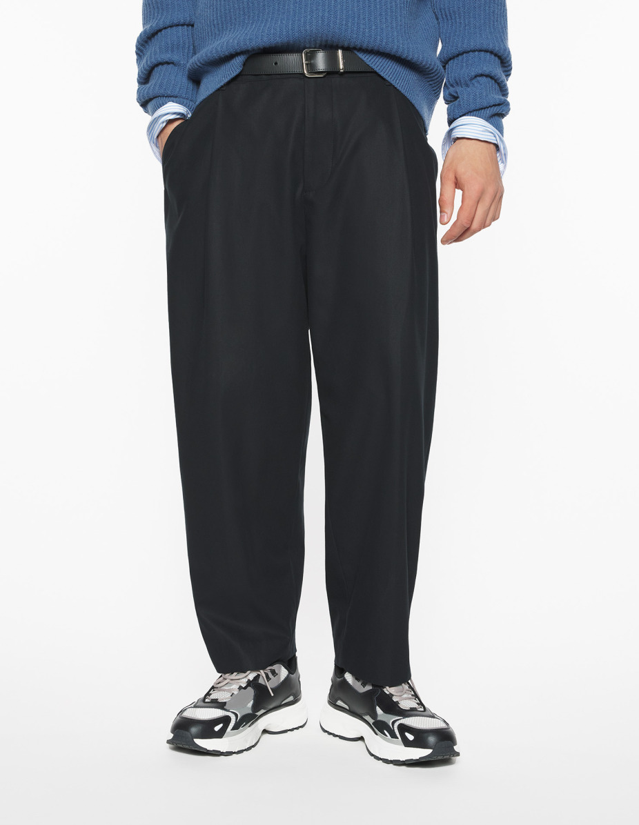 CROPPED PLEATED PANTS - 3