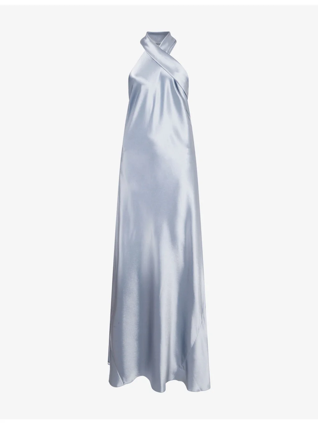 Crop Pandora Satin Maxi Dress - 1