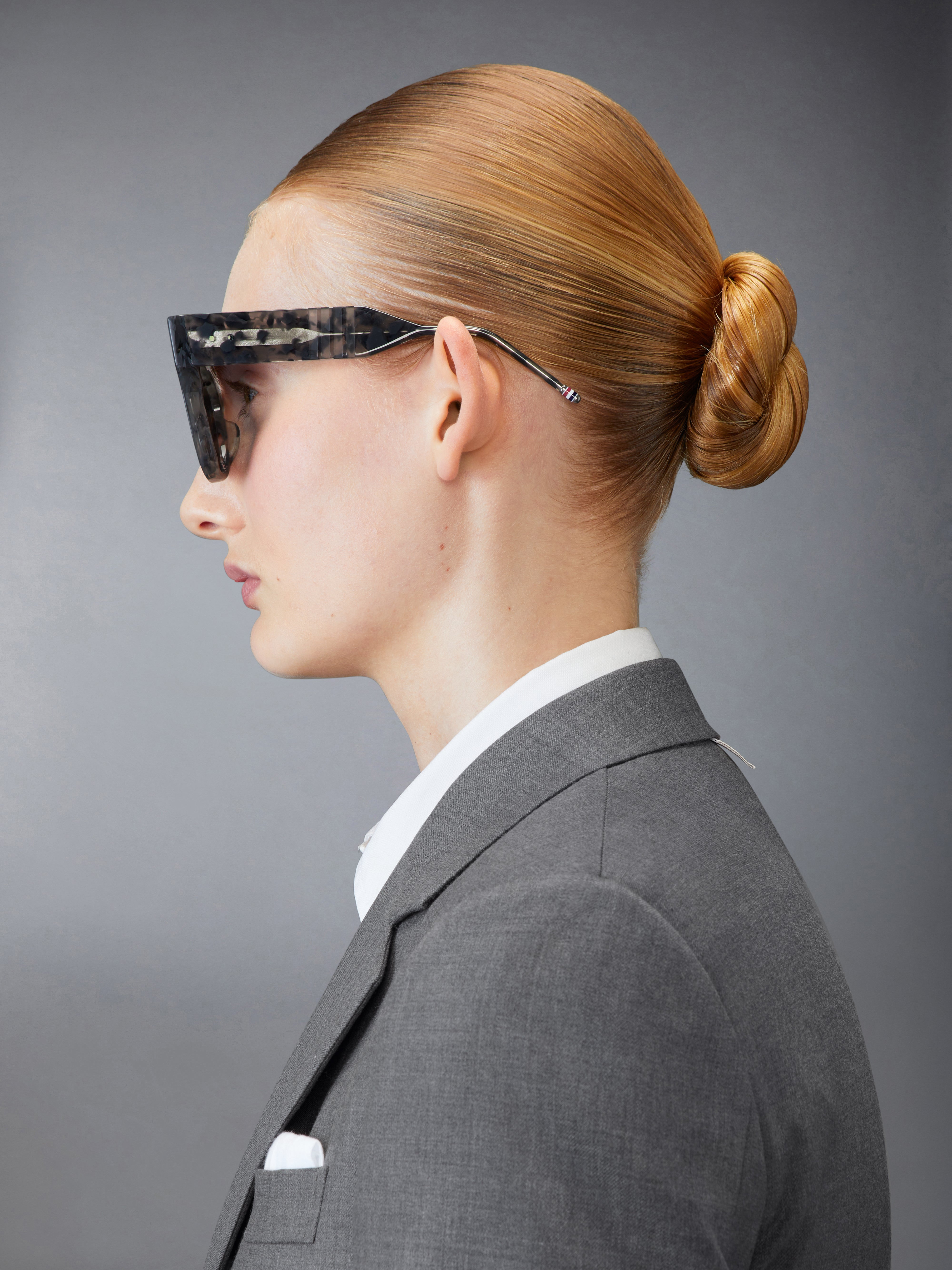 TORTOISE ACETATE CATEYE SUNGLASSES - 5