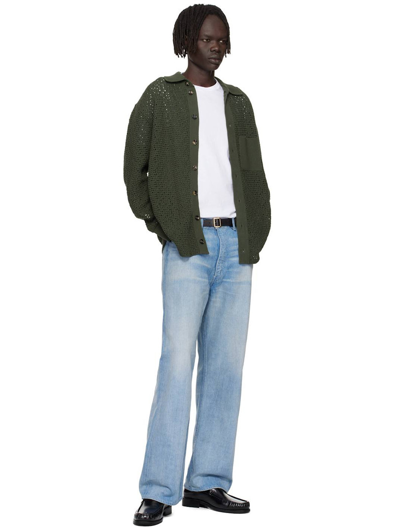 AURALEE Black Square Buckle Belt outlook