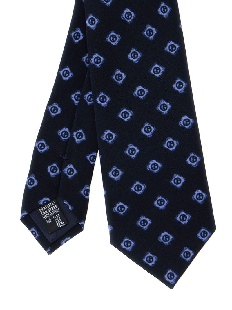 GIORGIO ARMANI logo-print tie outlook