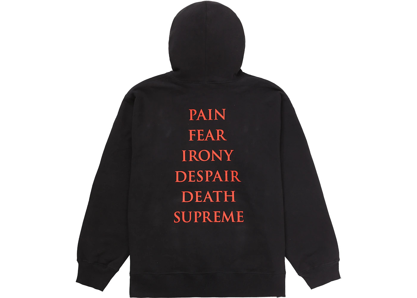 Supreme The Crow Hooded Sweatshirt Black - 2