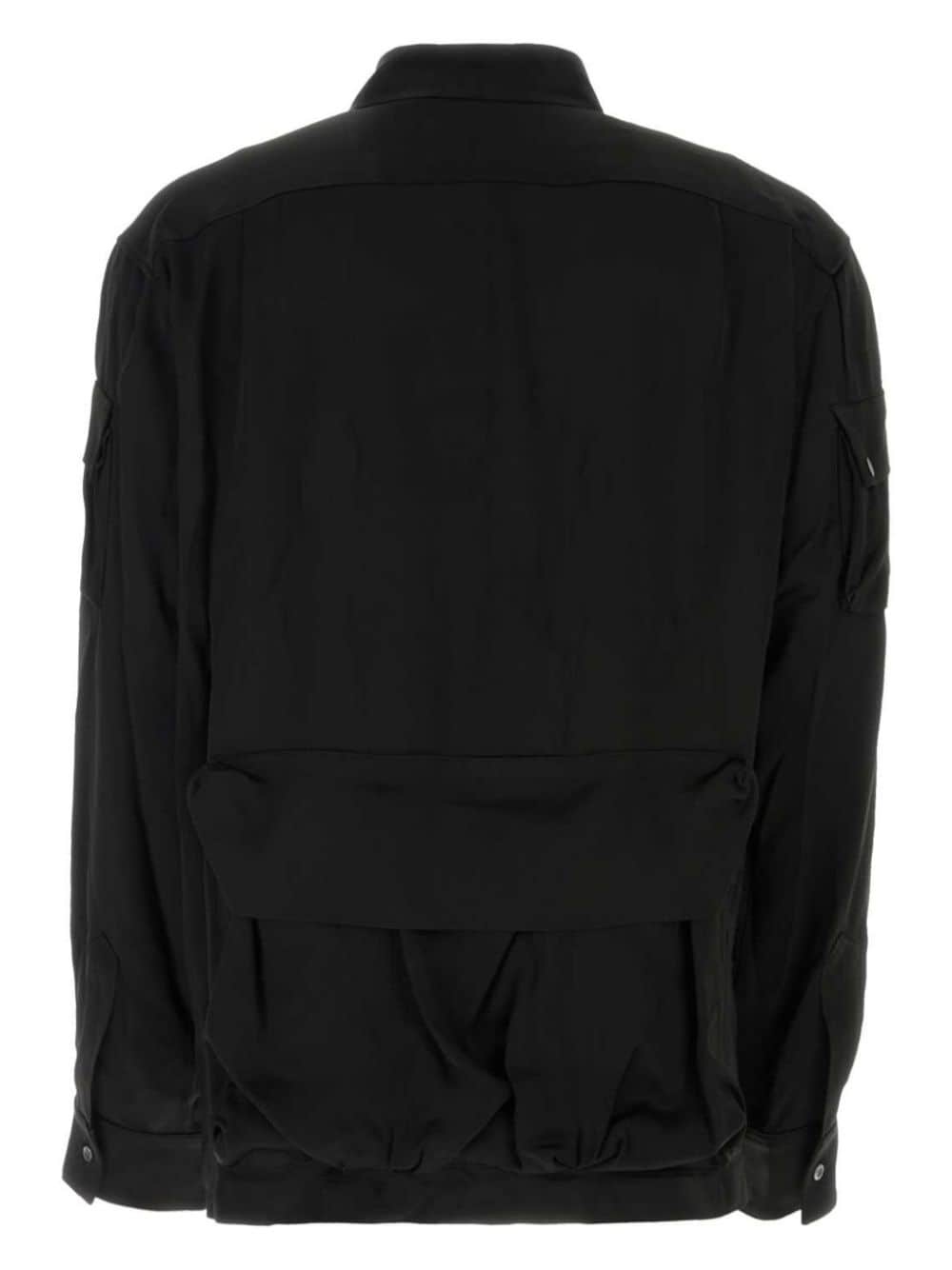 cargo-pocket button-up shirt - 2