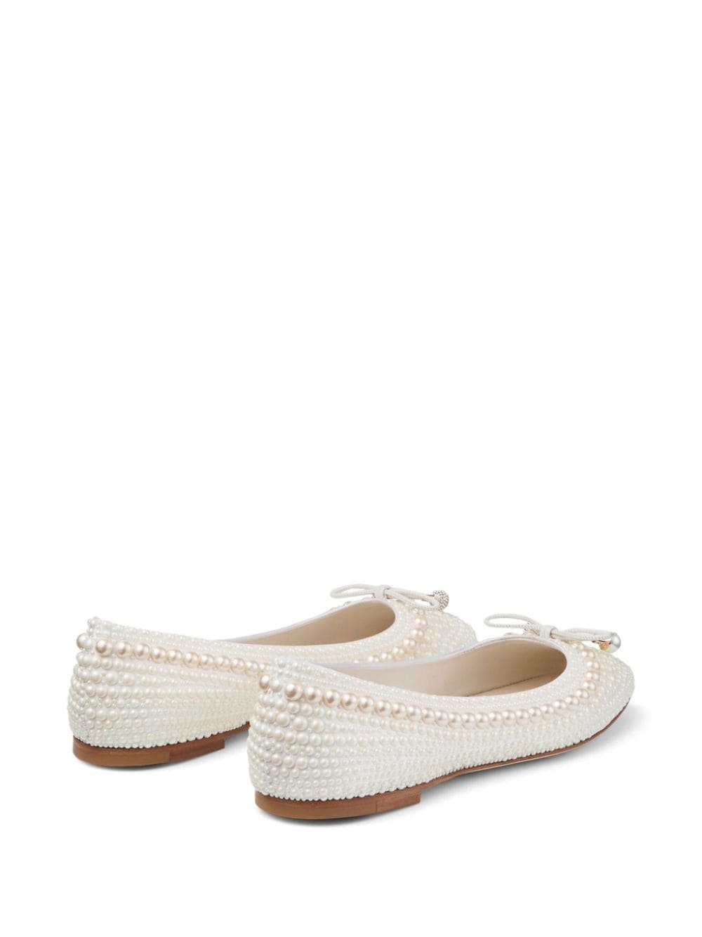 Elme pearl-embellished ballerina shoes - 3