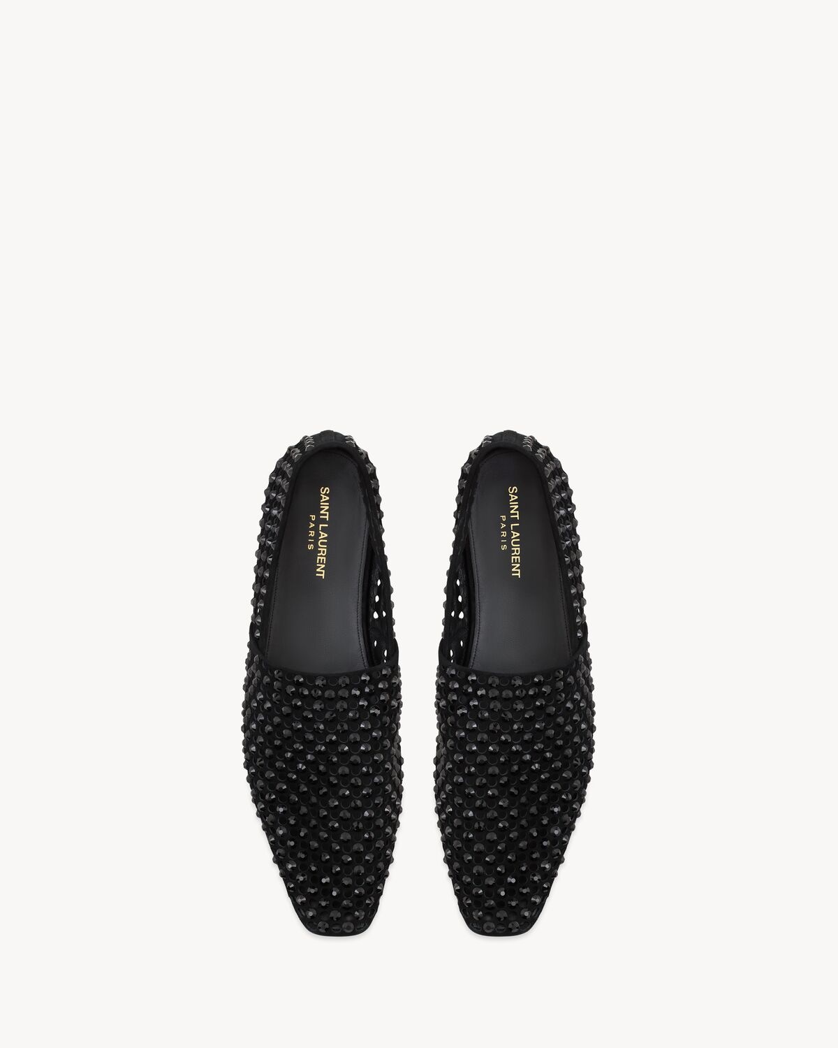 JACQUES SLIPPERS IN RHINESTONE LEATHER - 2