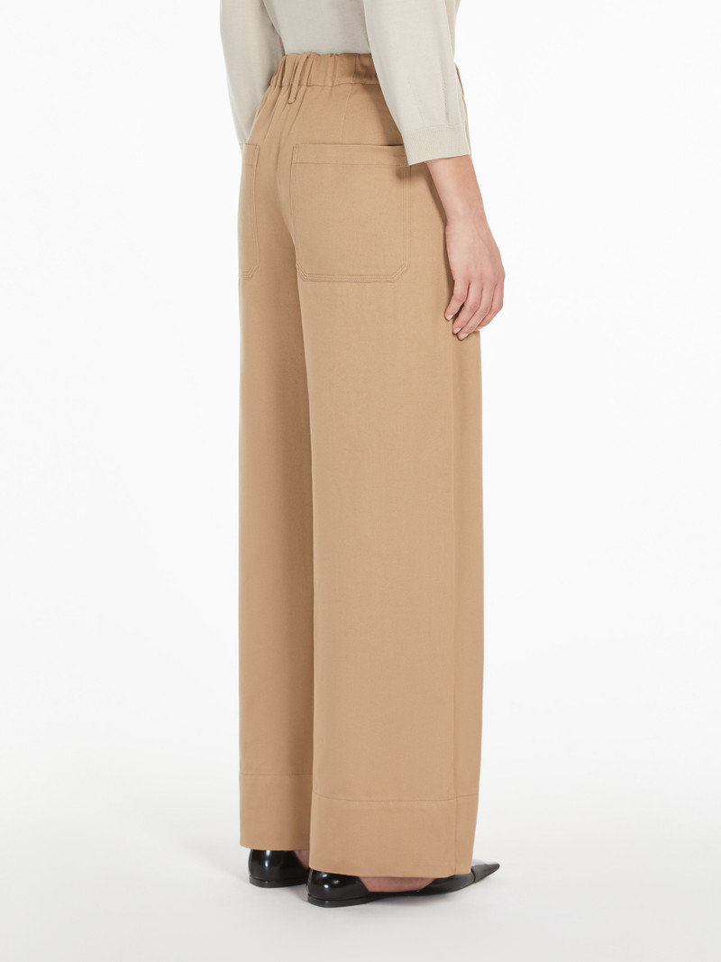 UNICO Cotton gabardine trousers 4