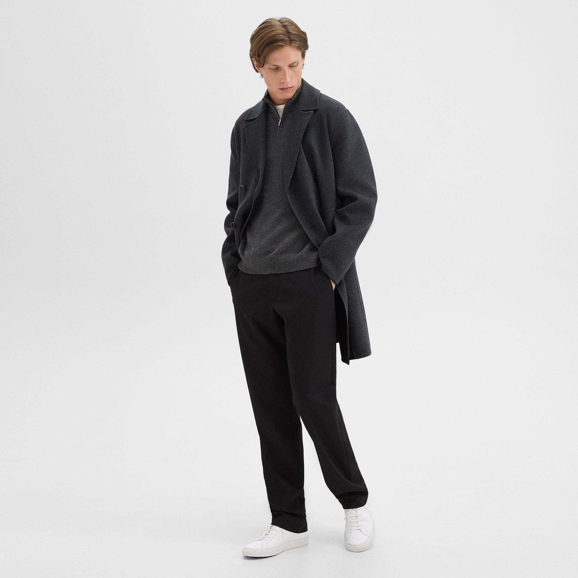 Double-Breasted Coat in Double-Face Wool-Cashmere - 3