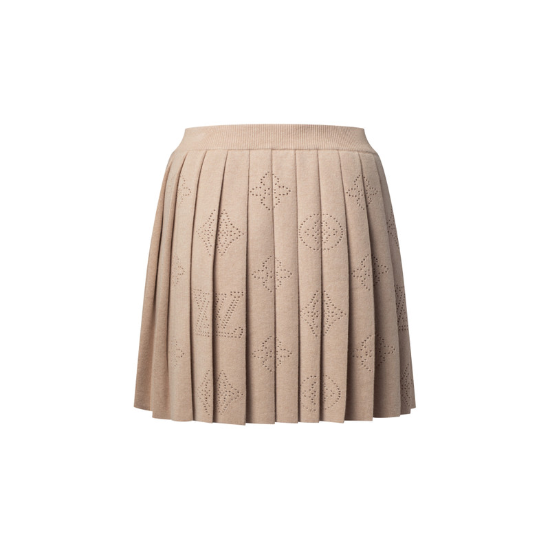 Pleated Mahina Knit Skirt 3