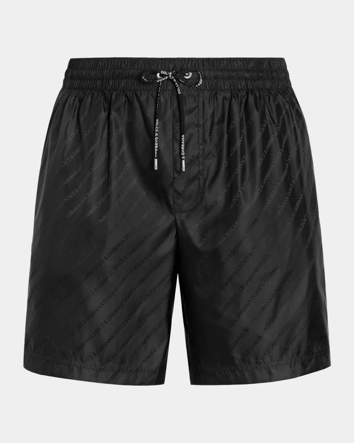 Men's All-Over Logo Nylon Swim Trunks - 1