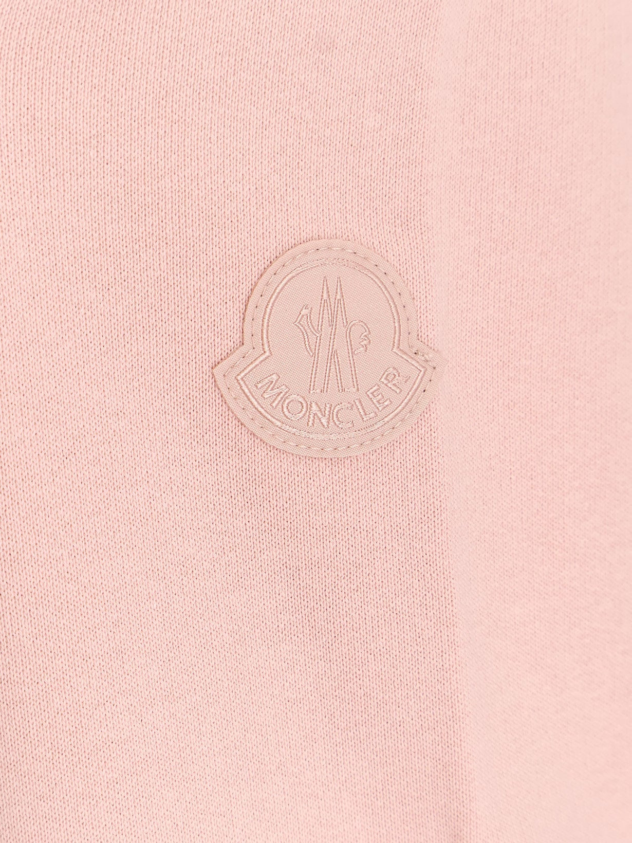 Moncler Women Cotton Sweatshirt With Logo Patch - 3