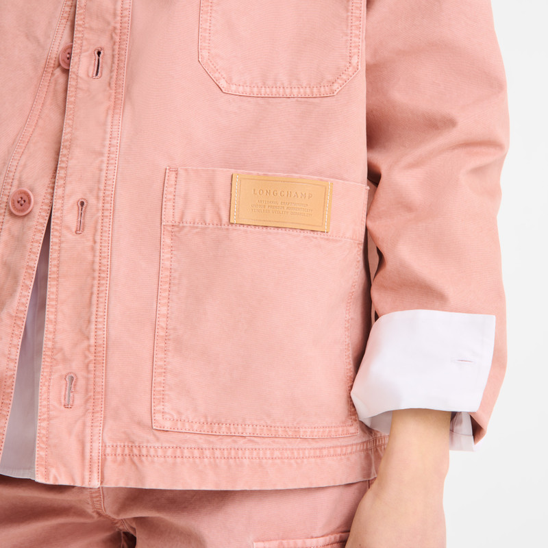 Jacket Pink Tea - Overdyed cotton 4