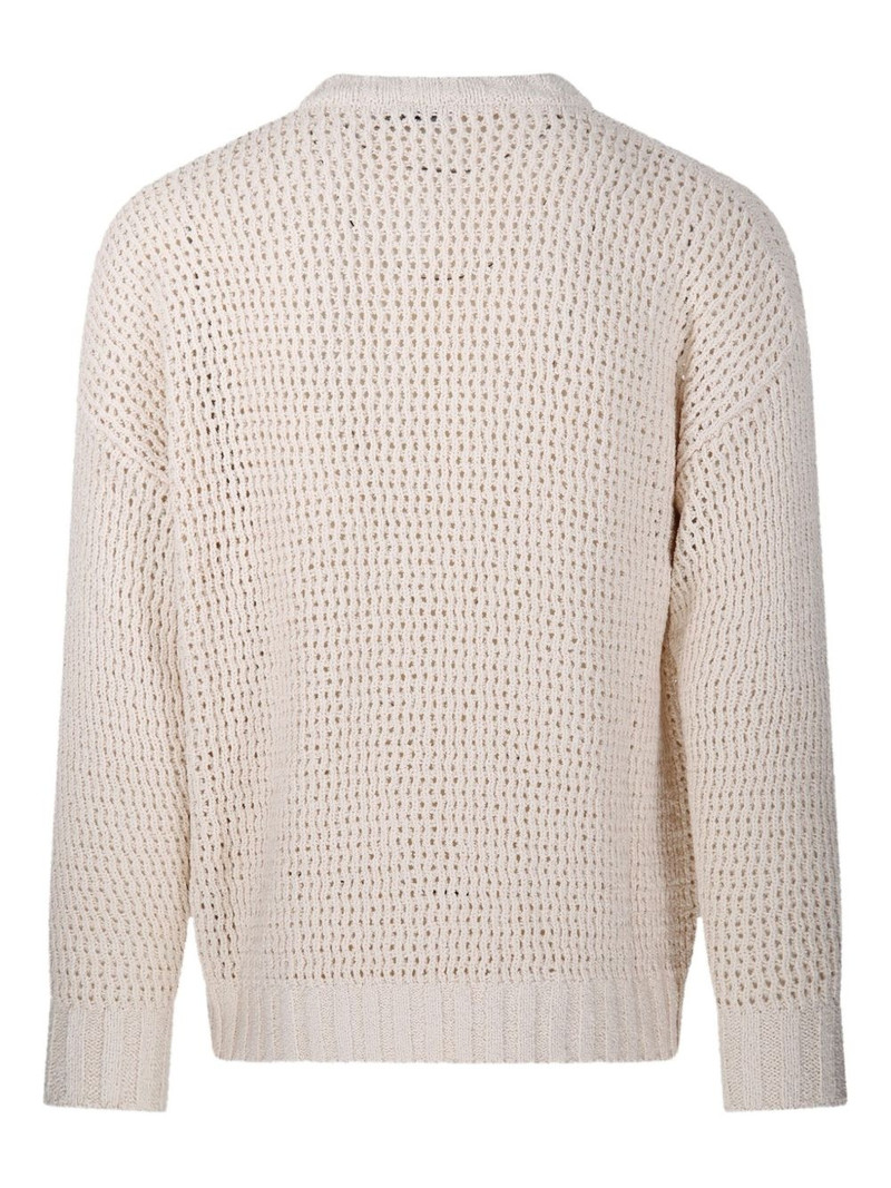 LARDINI open-knit cardigan outlook