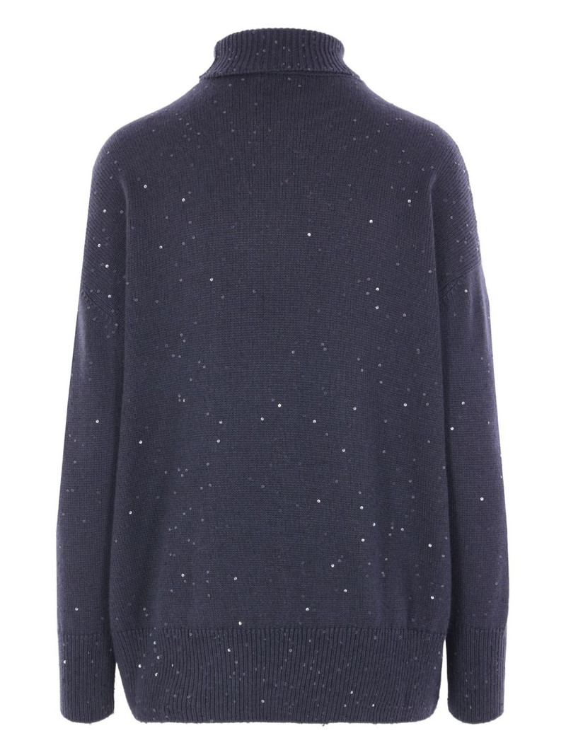 Brunello Cucinelli sequin-embellished sweater outlook