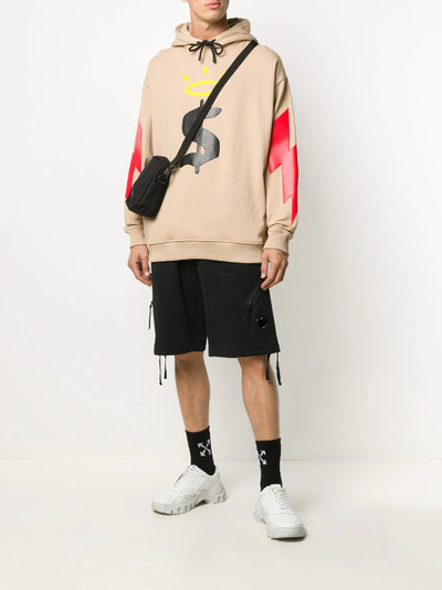 BUSCEMI graphic print drawstring hoodie outlook