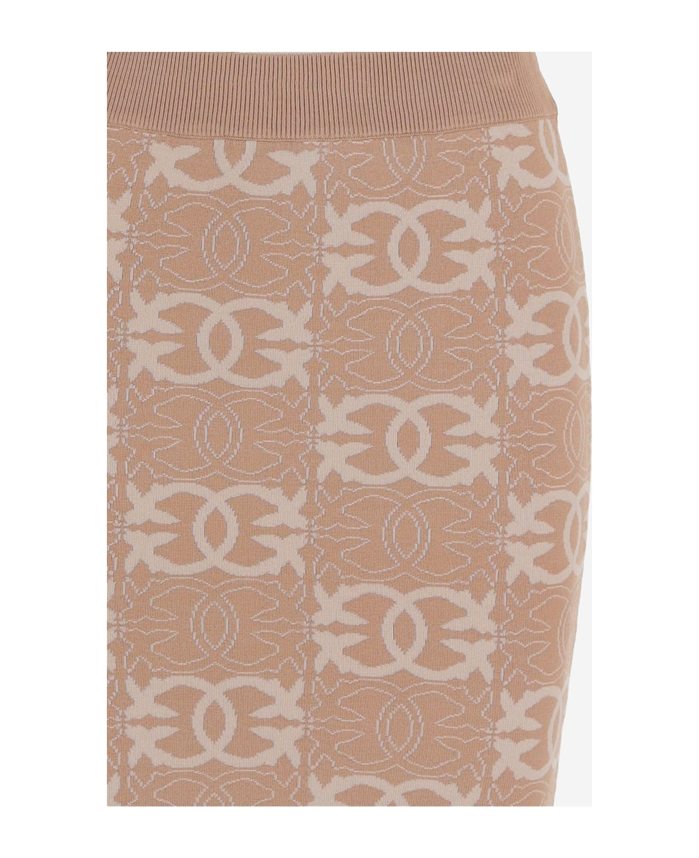 Love Birds Skirt In Viscose Blend - 3