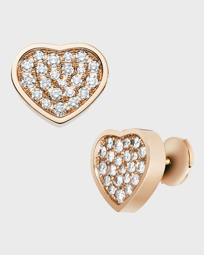 Chopard Happy Hearts 18K Rose Gold Diamond Stud Earrings outlook