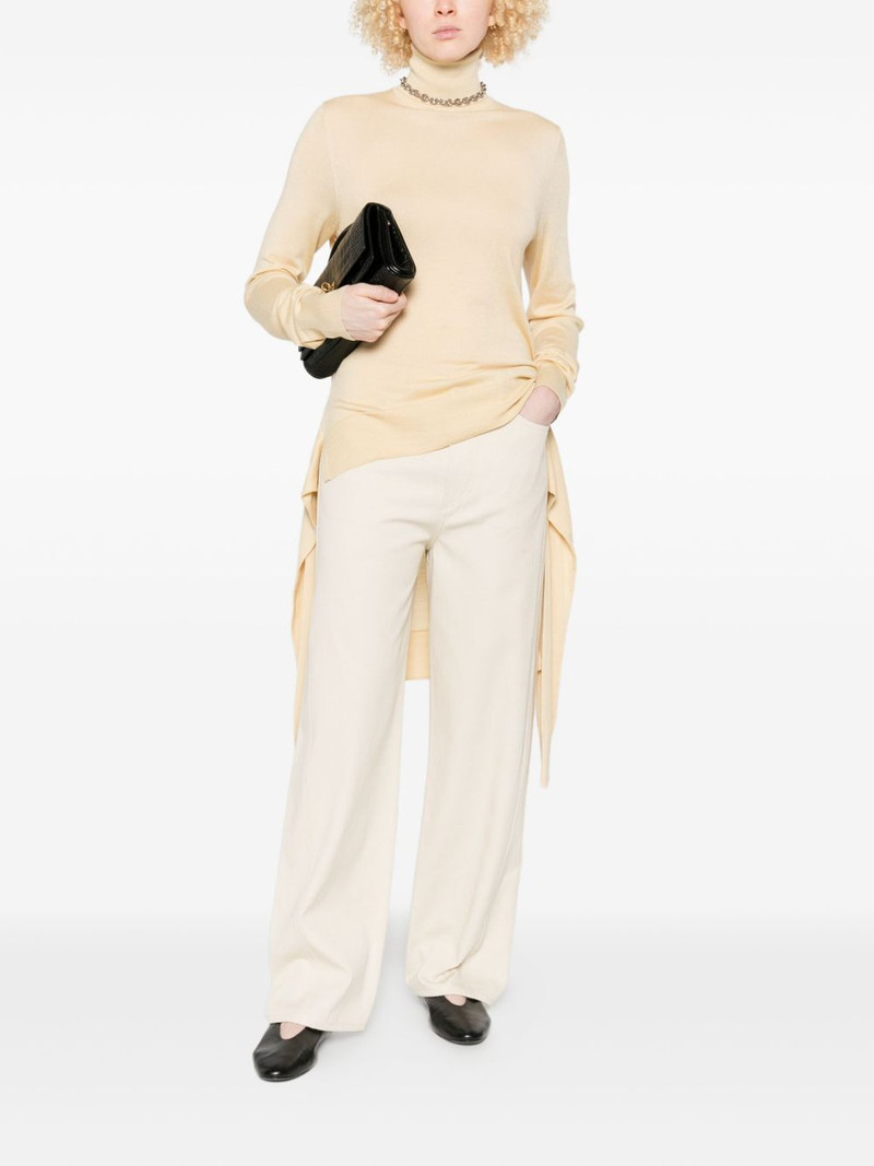 Totême tie-detail turtleneck dress outlook