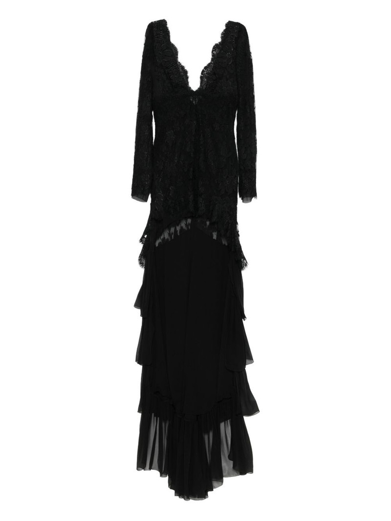 lace ruffled dress 1