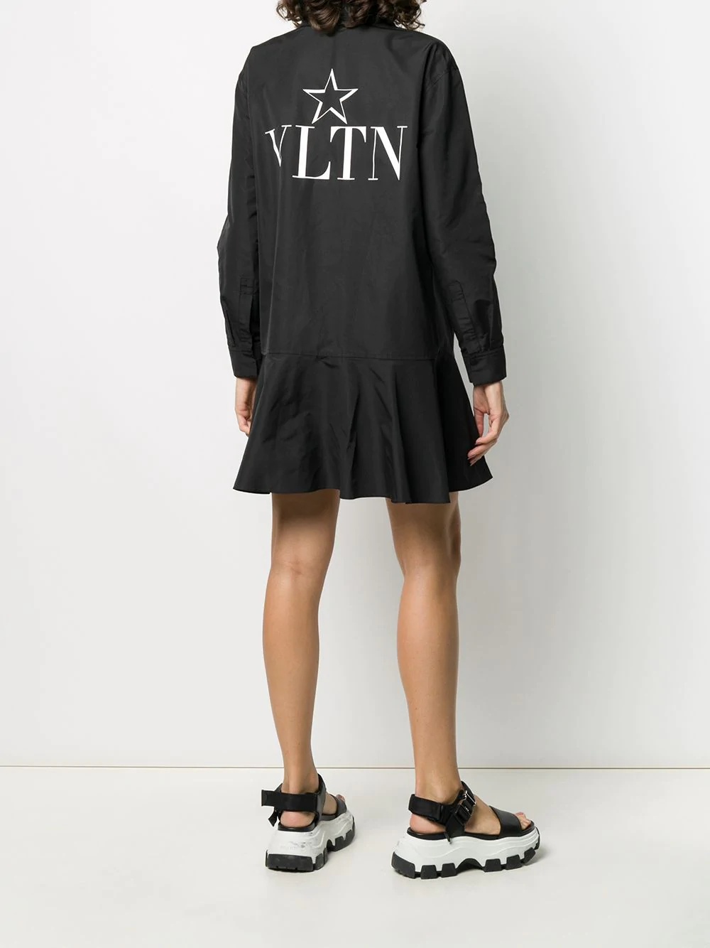 VLTNSTAR print shirt-dress - 4