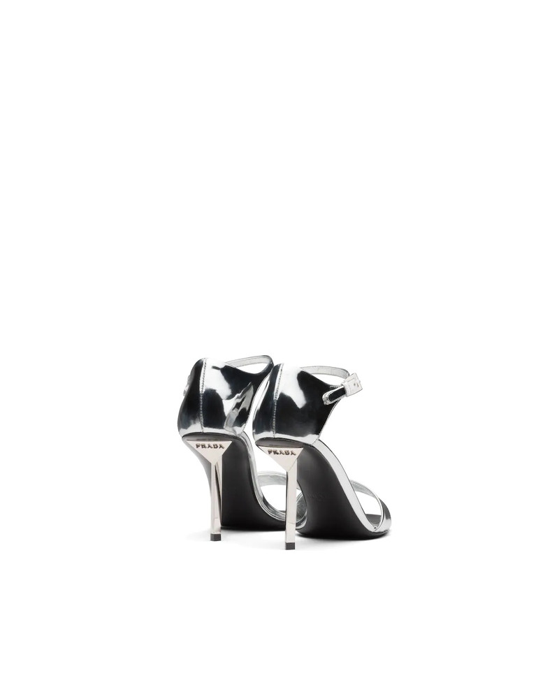 Metallic leather sandals 3