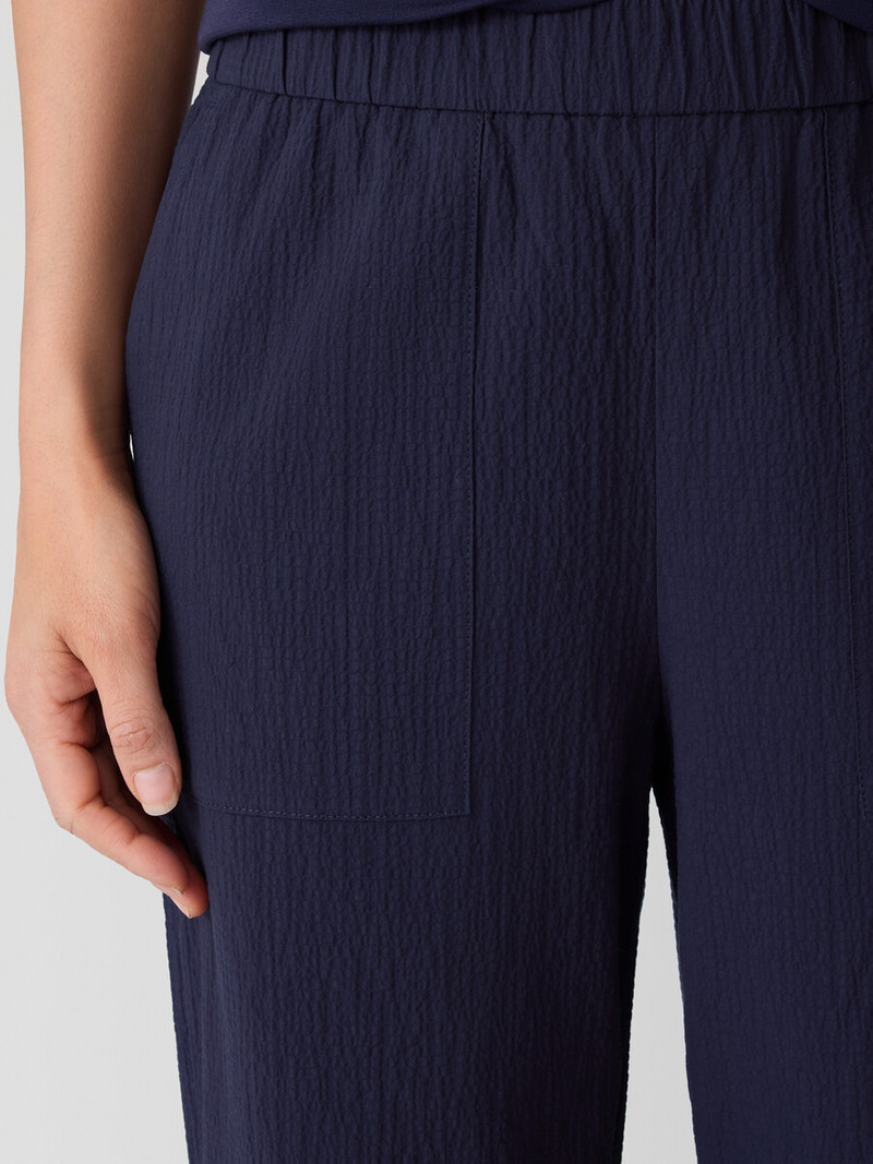 Organic Cotton Pucker Straight Pant 5