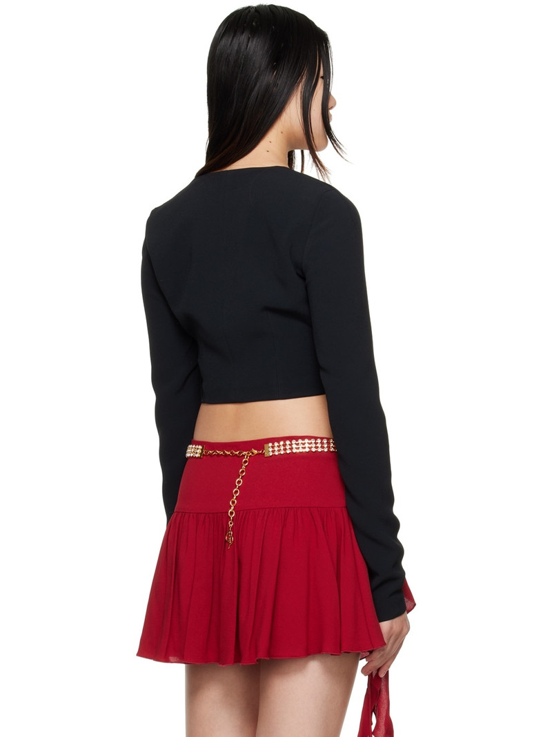 Black Embroidered Blouse 3