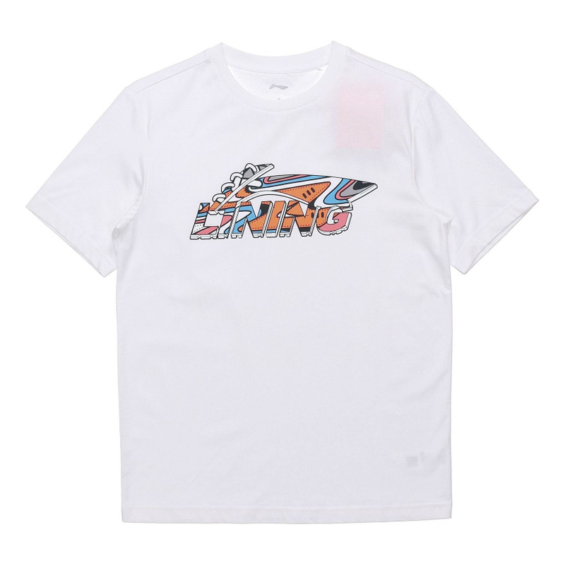 Li-Ning Classic 로고 티셔츠 'White'AHSR550-1 - 1
