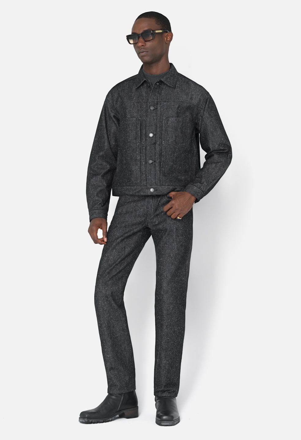 SILK NOIL CROPPED THUMPER JACKET TYPE II - 4