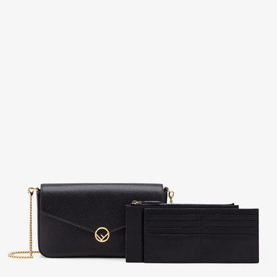 FENDI Black leather mini-bag outlook