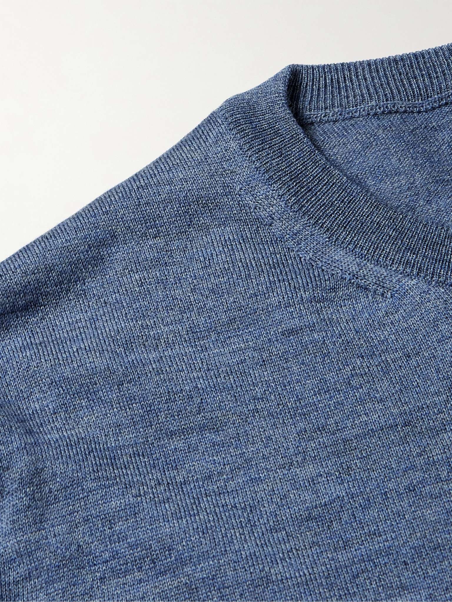 Mélange Merino Wool Sweater - 5