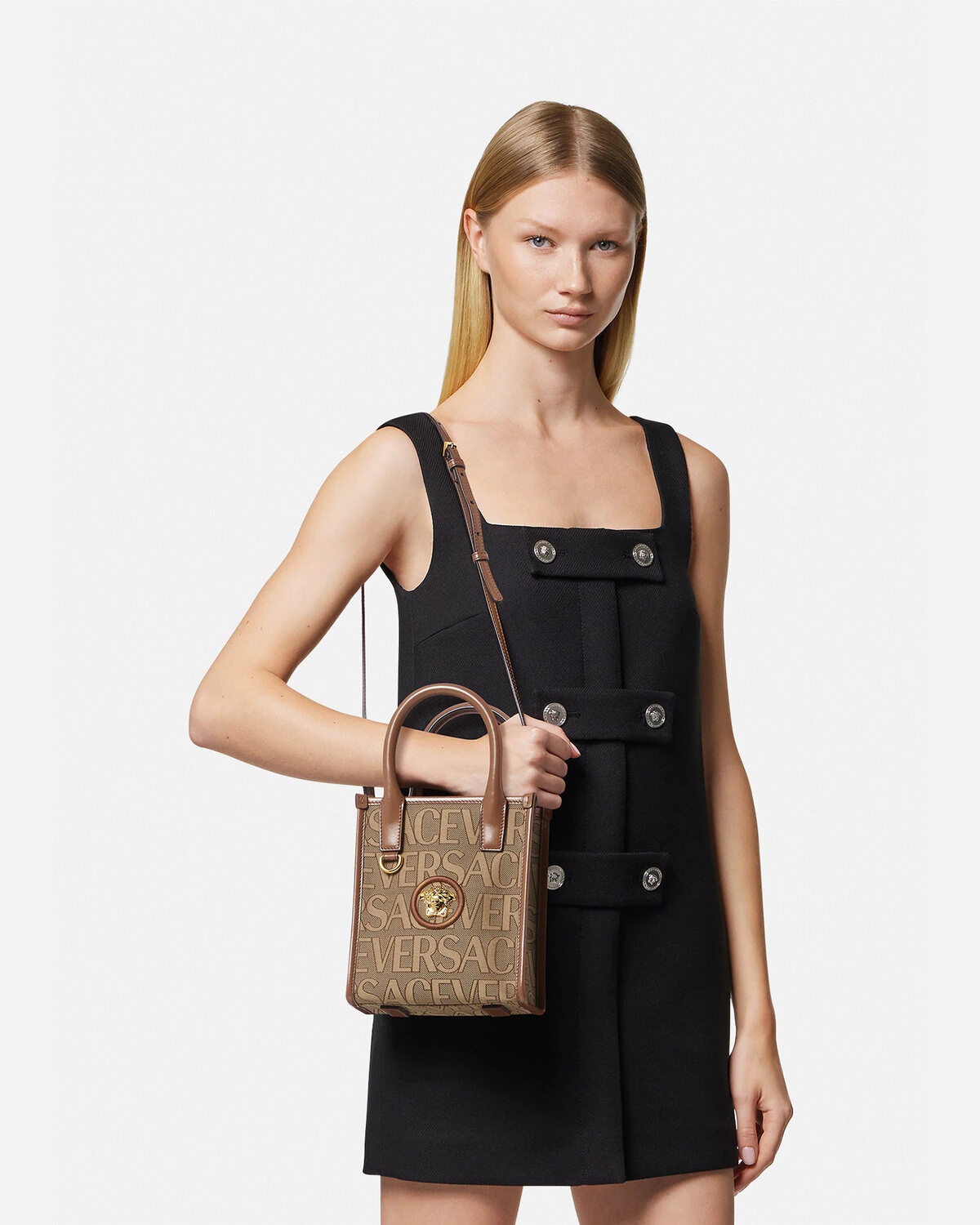 Versace Allover Mini Tote Bag - 6