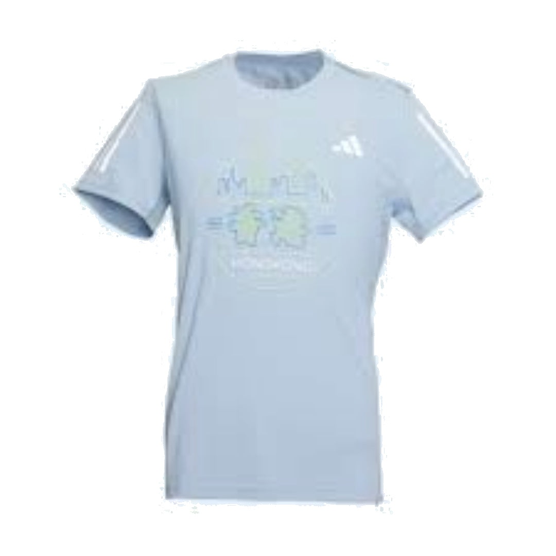 adidas HK Race T-Shirt Asia Sizing 'Blue' IX7756 - 1