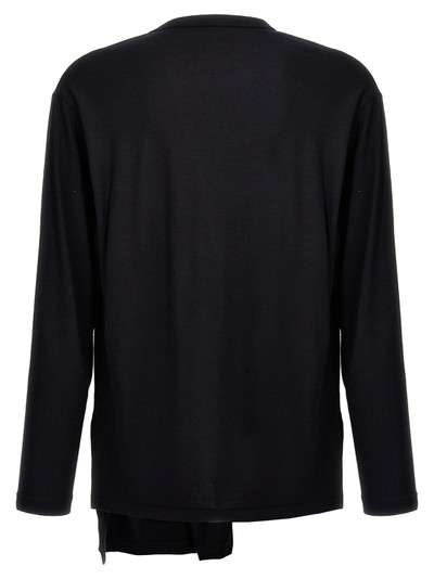 Yohji Yamamoto Oblique Buttons Sweater Sweater, Cardigans Blue outlook
