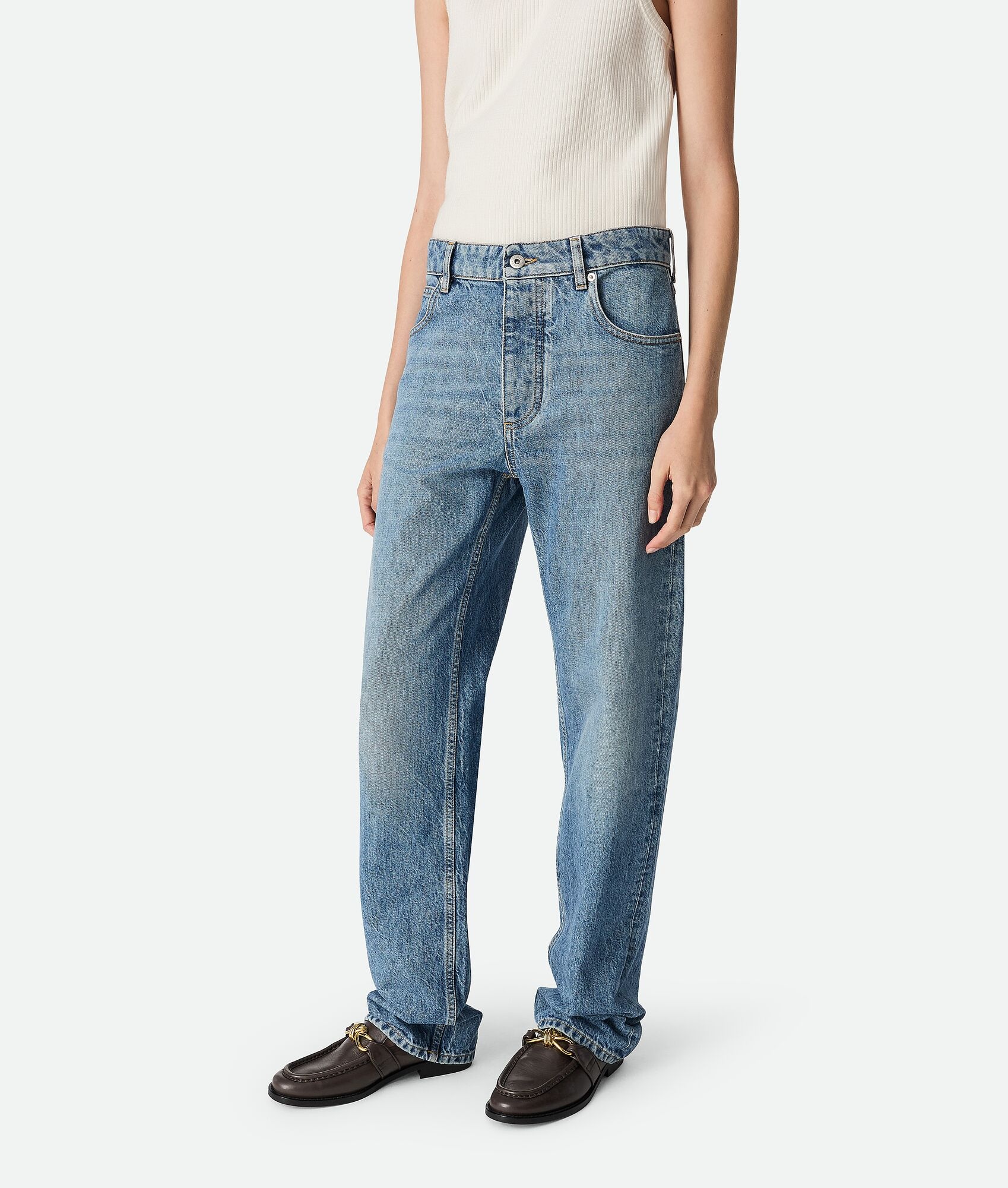 Vintage Indigo Boyfriend Jeans - 2