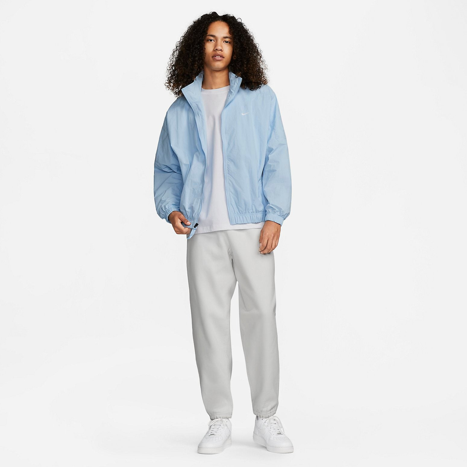 Nike Sportswear Solo Swoosh Track Jacket 'Celestine Blue' DQ5200-441 - 6