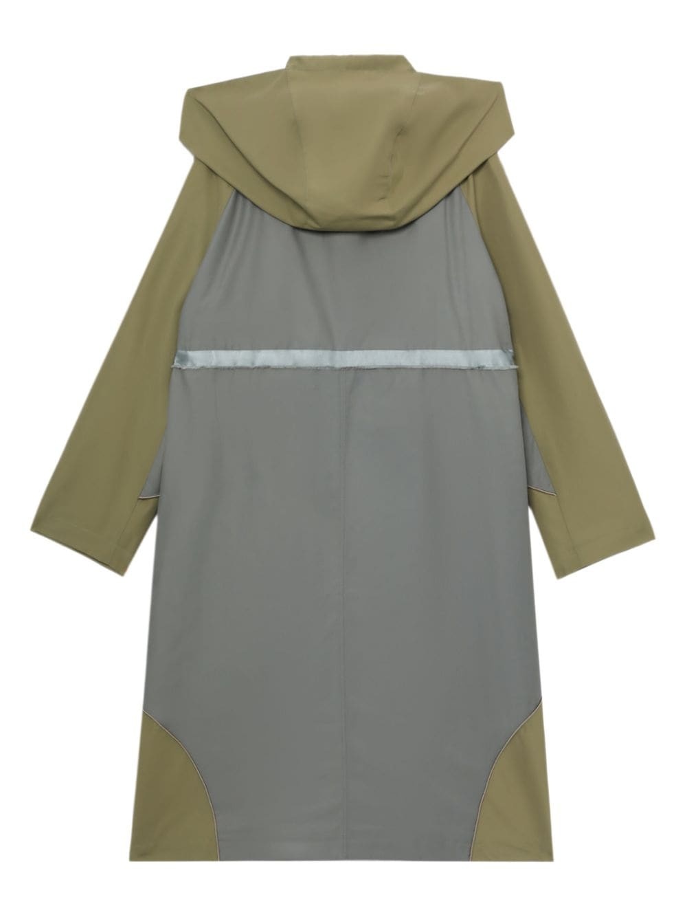 colour-block coat - 6