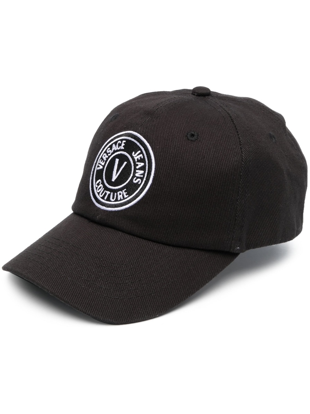 logo-embroidered cotton baseball cap - 1