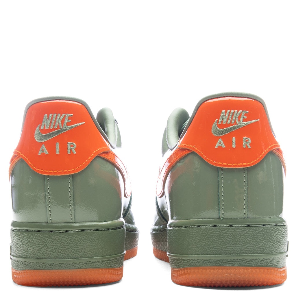 AIR FORCE 1 '07 PREMIUM - OIL GREEN/SAFETY ORANGE/PLATINUM TINT - 4