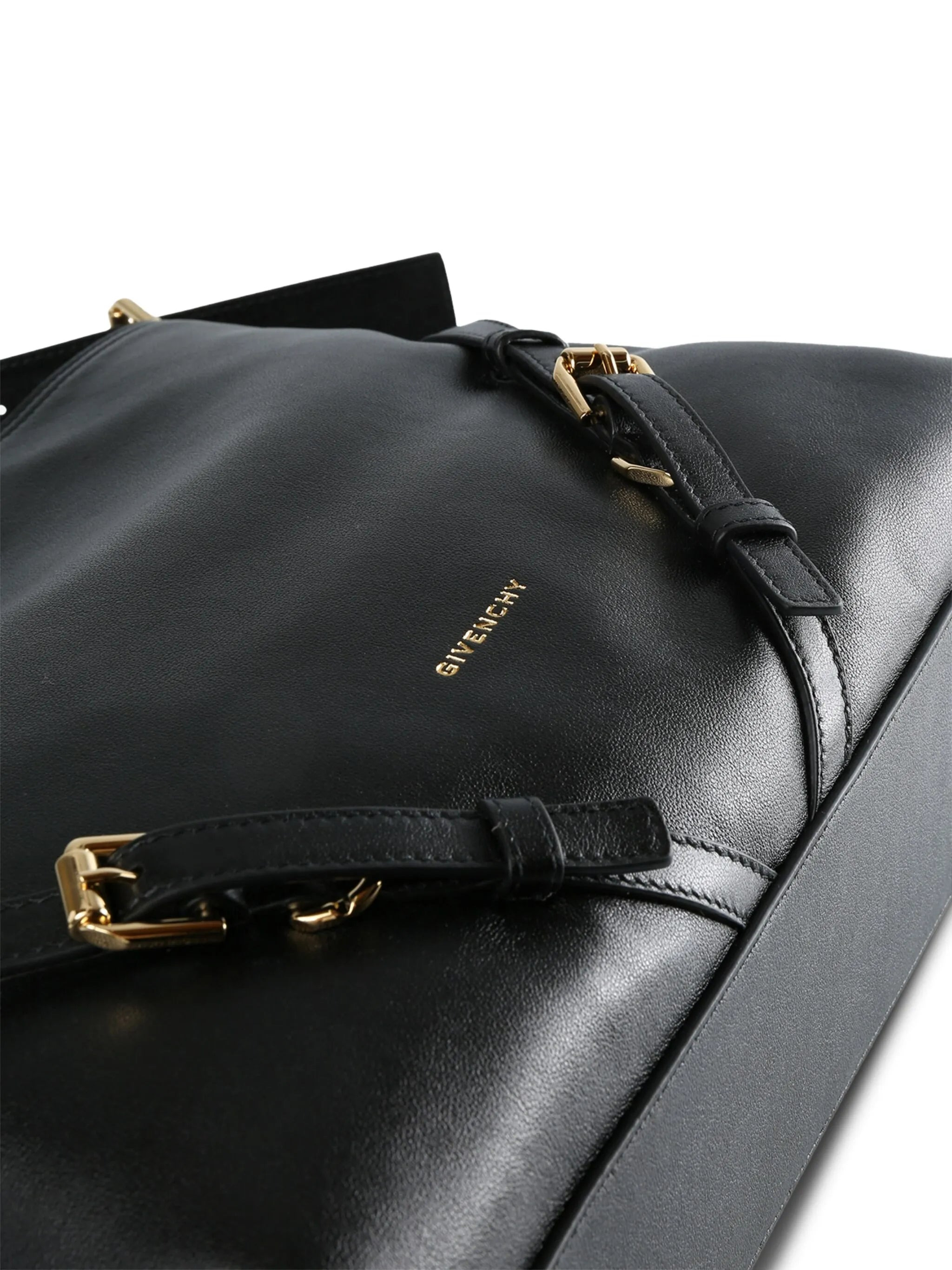 Givenchy Buckle-strap Leather Shoulder Bag - 3