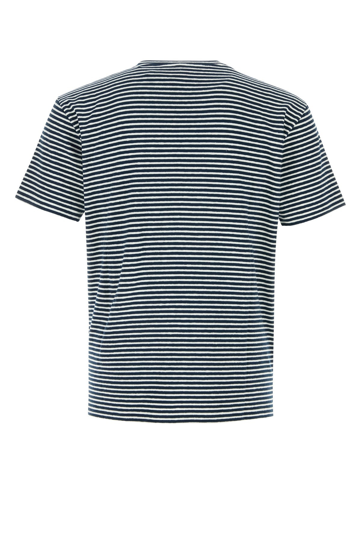 Embroidered stretch linen blend t-shirt - 2