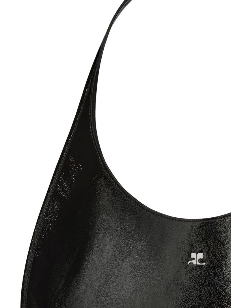 Holy Naplack logo-detail leather tote bag 4