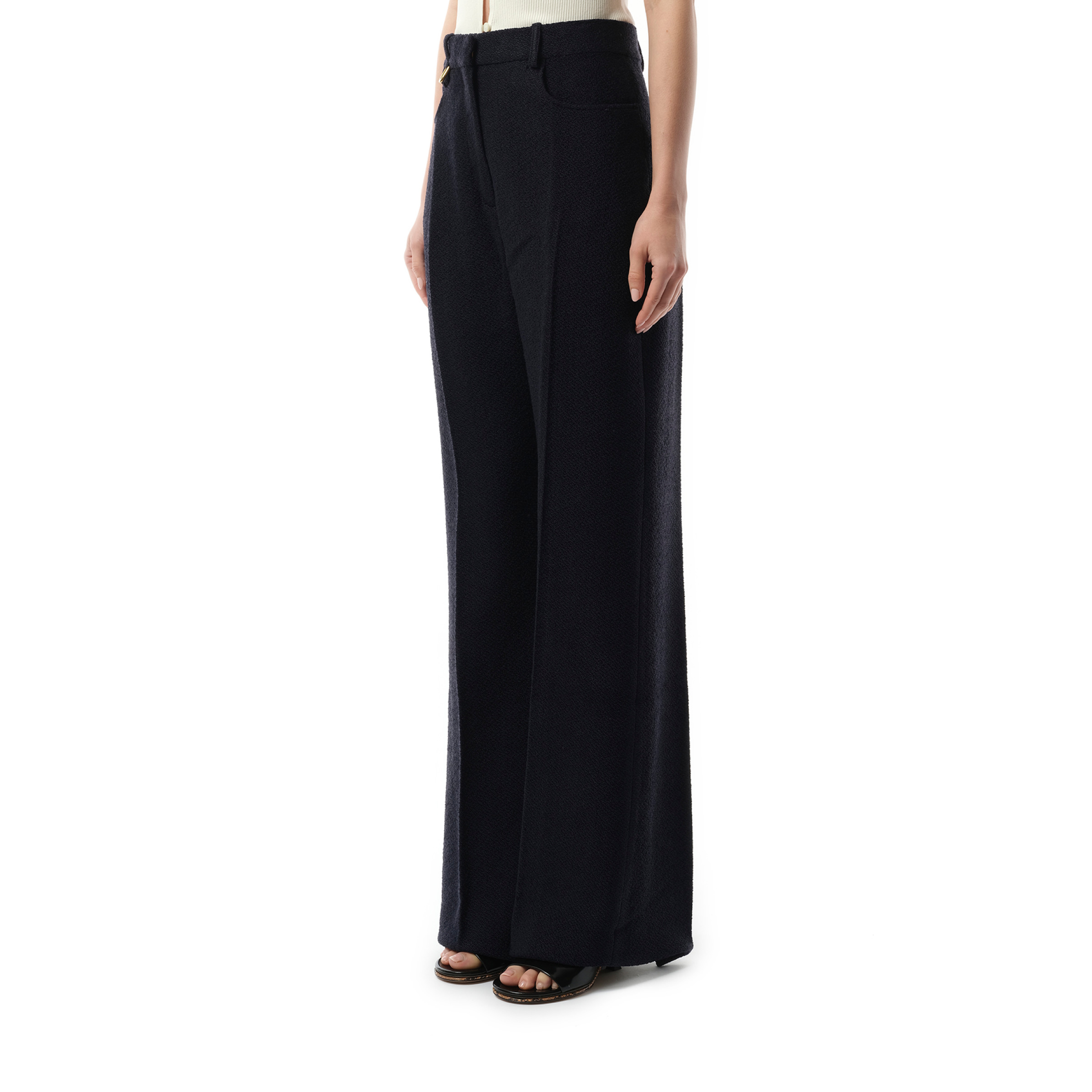 Le Pantalon Sauge in Dark Navy - 5