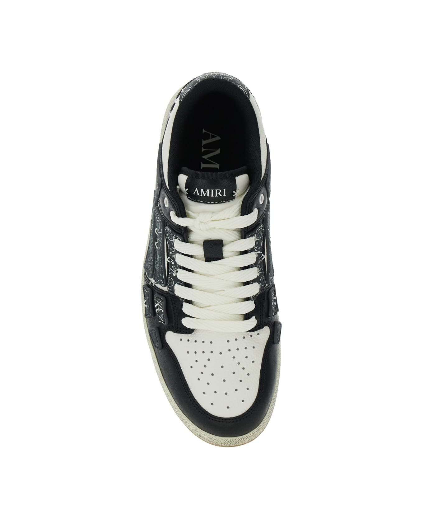 'skel Top' Black Low Top Sneakers With Logo Patch On The Tongue And Logo Lettering On The Heel In Le - 4
