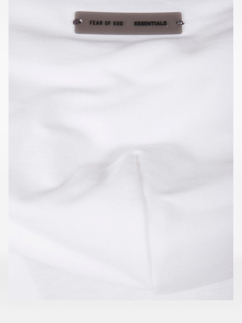 ESSENTIALS logo-patch hoodie outlook