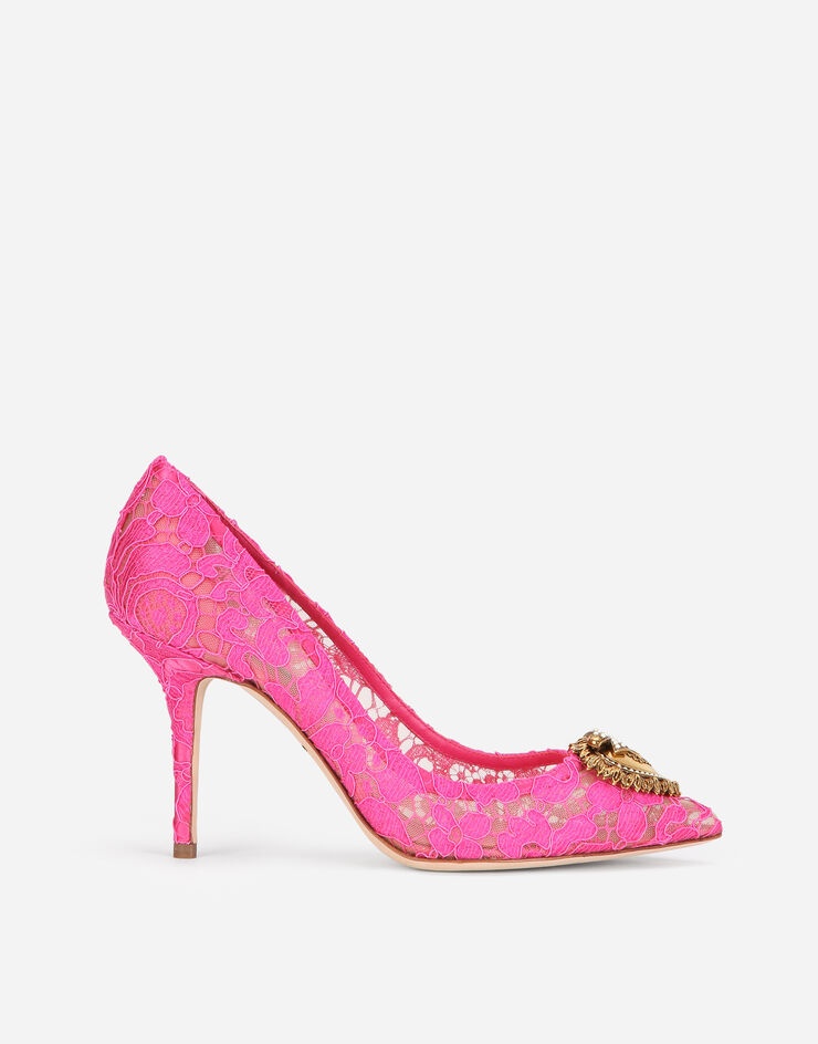 Taormina lace pumps with Devotion heart - 1